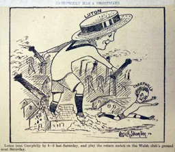 Match Report: Luton Town FC vs Caerphilly (17th Jan 1914)