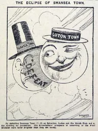 Match Report: Swansea Town vs Luton Town FC (14th Mar 1914)
