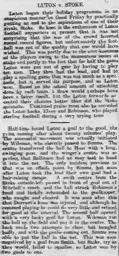 Match Report: Luton Town FC vs Stoke (10th Apr 1914)