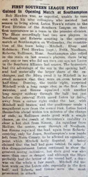Match Report: Southampton vs Luton Town FC (2nd Sep 1914)