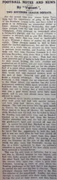 Match Report: Luton Town FC vs Reading (30th Sep 1914)