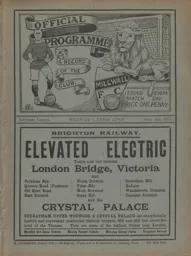 Programme: Millwall vs Luton Town FC (3rd Apr 1915)