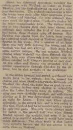 Match Report: Luton Town FC vs Watford (5th Apr 1915)