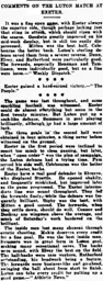 Match Report: Exeter City vs Luton Town FC (6th Sep 1919)