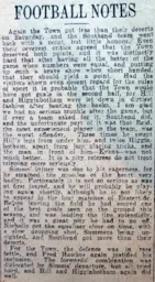 Match Report: Luton Town FC vs Southend United (27th Mar 1920)