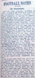 Match Report: Luton Town FC vs Crystal Palace (6th Nov 1920)
