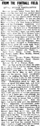 Match Report: Luton Town FC vs Northampton Town (22nd Jan 1921)