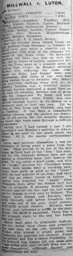 Match Report: Millwall vs Luton Town FC (24th Dec 1921)