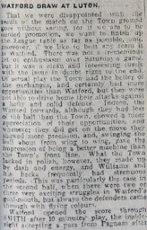 Match Report: Luton Town FC vs Watford (1st Apr 1922)