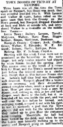 Match Report: Newport County vs Luton Town FC (17th Sep 1921)