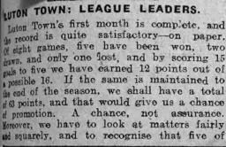 Match Report: Luton Town FC vs Plymouth Argyle (24th Sep 1921)