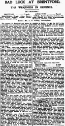 Match Report: Brentford vs Luton Town FC (28th Aug 1922)