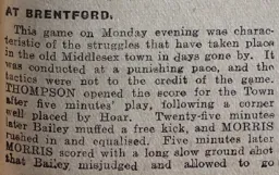 Match Report: Brentford vs Luton Town FC (28th Aug 1922)