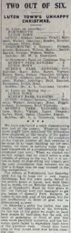 Match Report: Luton Town FC vs Portsmouth (23rd Dec 1922)