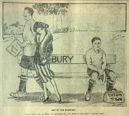 Match Report: Bury vs Luton Town FC (13th Jan 1923)