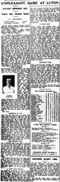 Match Report: Luton Town FC vs Southend United (3rd Mar 1923)