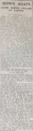 Match Report: Exeter City vs Luton Town FC (6th Oct 1923)