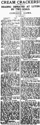 Match Report: Luton Town FC vs Reading (15th Dec 1923)