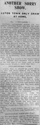 Match Report: Luton Town FC vs Merthyr Town (15th Mar 1924)