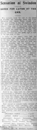 Match Report: Swindon Town vs Luton Town FC (3rd May 1924)