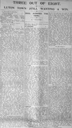 Match Report: Bournemouth vs Luton Town FC (6th Sep 1924)