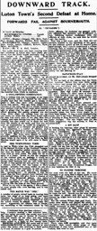 Match Report: Luton Town FC vs Bournemouth (3rd Jan 1925)
