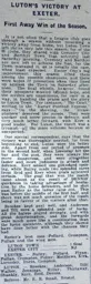 Match Report: Exeter City vs Luton Town FC (4th Apr 1925)