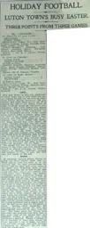 Match Report: Luton Town FC vs Bristol Rovers (11th Apr 1925)