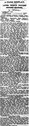 Match Report: Luton Town FC vs Reading (14th Sep 1925)