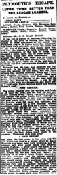 Match Report: Luton Town FC vs Plymouth Argyle (28th Dec 1926)