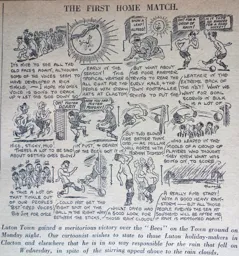 Match Report: Luton Town FC vs Brentford (30th Aug 1926)