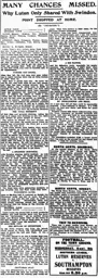 Match Report: Luton Town FC vs Swindon Town (4th Sep 1926)