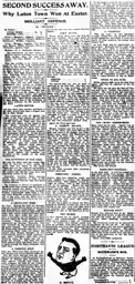 Match Report: Exeter City vs Luton Town FC (11th Sep 1926)