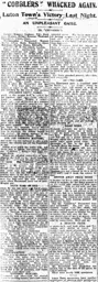 Match Report: Luton Town FC vs Northampton Town (13th Sep 1926)