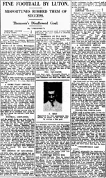 Match Report: Newport County vs Luton Town FC (16th Oct 1926)
