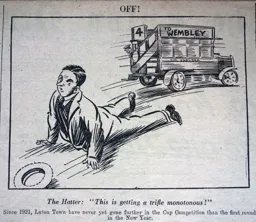 Match Report: Chelsea vs Luton Town FC (8th Jan 1927)