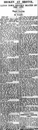 Match Report: Bristol City vs Luton Town FC (23rd Apr 1927)