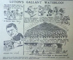 Match Report: Bolton Wanderers vs Luton Town FC (14th Jan 1928)