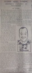 Match Report: Brentford vs Luton Town FC (28th Jan 1928)