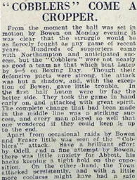 Match Report: Luton Town FC vs Northampton Town (19th Mar 1928)