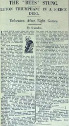 Match Report: Brentford vs Luton Town FC (29th Sep 1928)