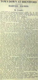 Match Report: Brentford vs Luton Town FC (7th Dec 1929)