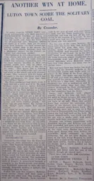 Match Report: Luton Town FC vs Bournemouth (25th Jan 1930)