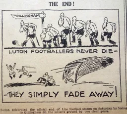 Match Report: Gillingham vs Luton Town FC (3rd May 1930)
