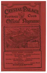 Programme: Crystal Palace vs Luton Town FC (6th Sep 1930)