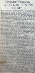 Match Report: Notts County vs Luton Town FC (20th Dec 1930)