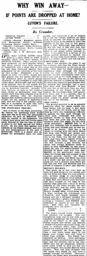 Match Report: Luton Town FC vs Crystal Palace (3rd Jan 1931)