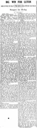 Match Report: Luton Town FC vs Queens Park Rangers (28th Mar 1931)