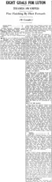 Match Report: Luton Town FC vs Thames (11th Apr 1931)