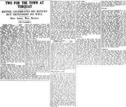 Match Report: Torquay United vs Luton Town FC (21st Nov 1931)